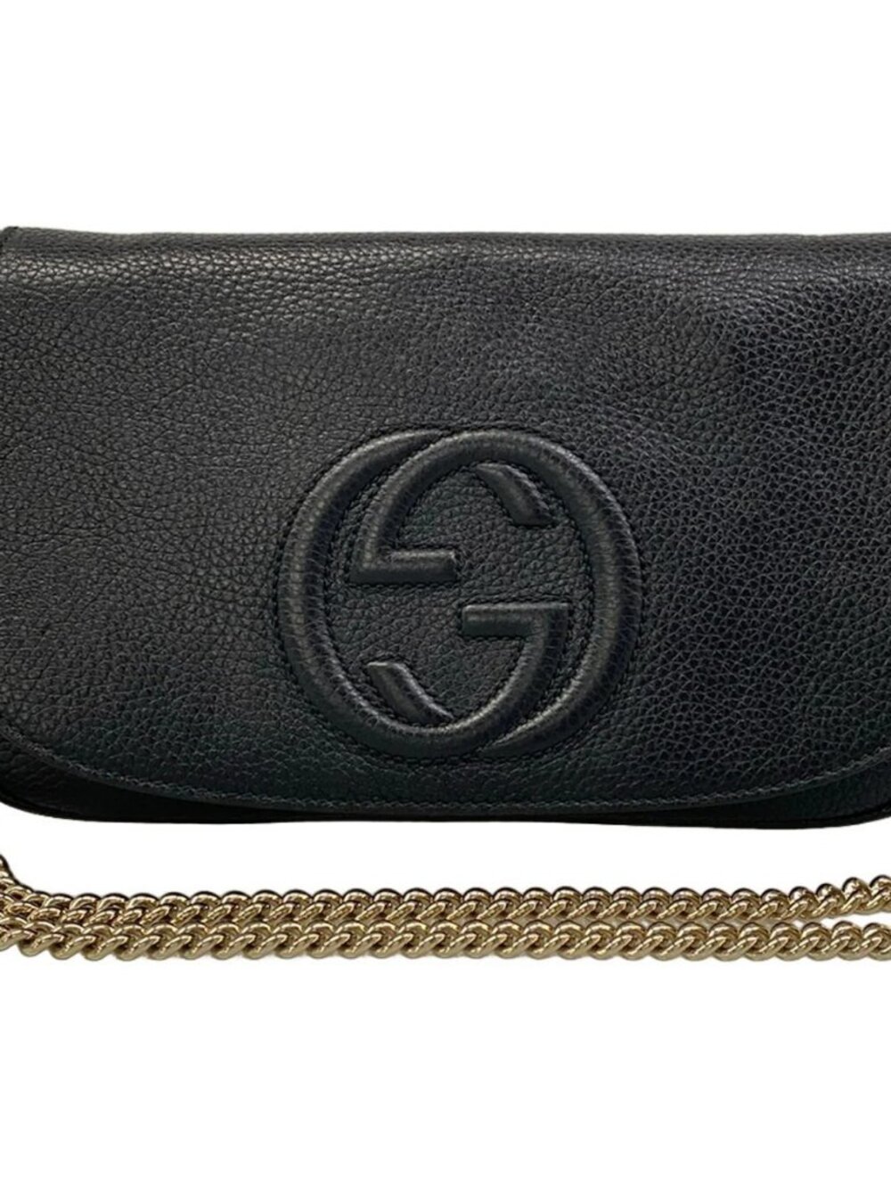 GUCCI Soho 536224 Black Leather - Shoulder Bag